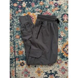 Baseball Lifestye 101 Pro Series Long Cuff Cargo Performance Joggers in Gray S
